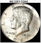 1967 KENNEDY HALF DOLLAR, 40 % SILVER, VERY BEAUTIFUL RARE  COIN, FAST SHIPPING