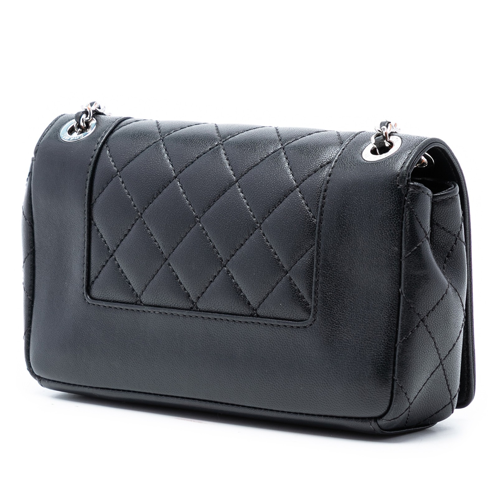 Authenticated Chanel Small Lambskin Mademoiselle … - image 2