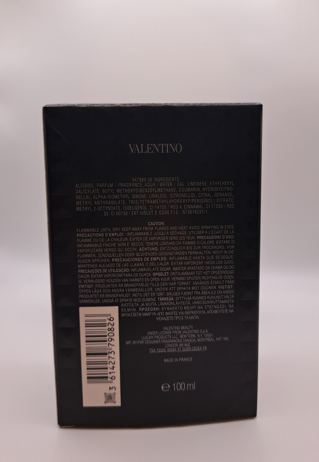 Valentino Uomo Born in Roma Intense EDT Spray 100ml/3.4 fl oz New thumbnail 4