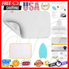 19 x 33 Inch Travel Ironing Mat with Silicone Rest & Scorch Mesh - 3 Piece Set