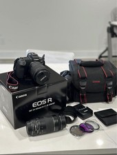 Canon EOS R Mirrorless Digital Camera With 24 105 Mm F 7.1 Lens 75 300mm F 4 5.6