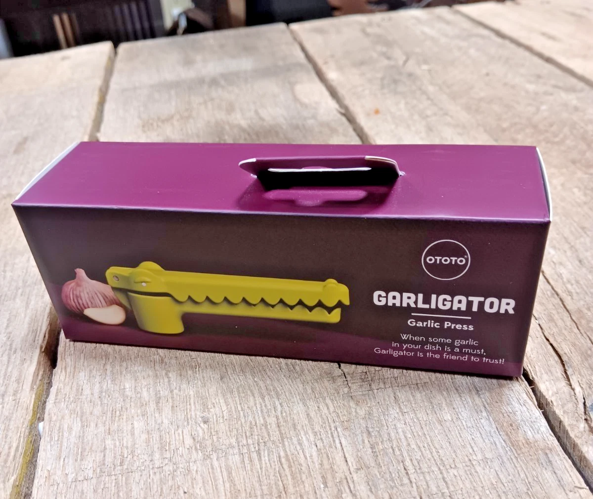 Garligator Garlic Press with Cleaning Brush – Gator Kitchen Tool
Opens in a new window or tab