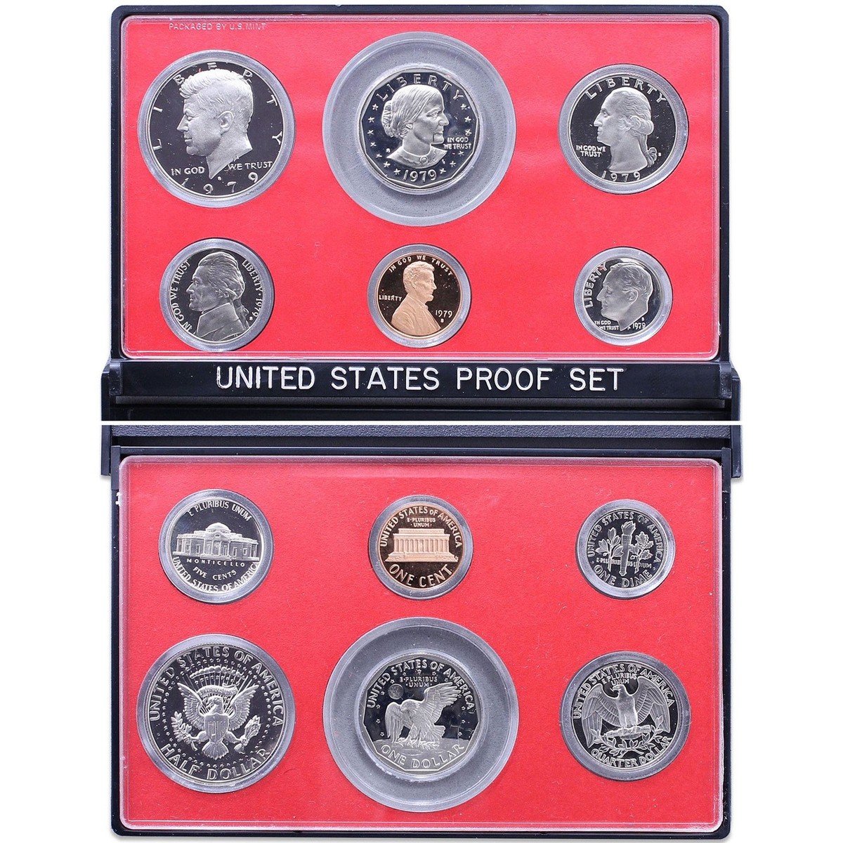 1979 S Proof Set Original Box All 6 Coins Type 1 US Mint | eBay