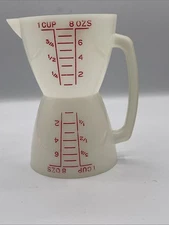 EUC Vintage Tupperware #860 Wet Dry Double Measuring Cup