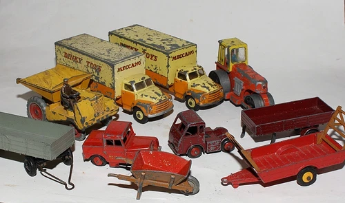 Dinky Vintage Joblot x 9 for Spares or Restore