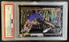 2025-26 Topps OG Anunoby Black Crackleboard Foil #/10 #15 Knicks PSA 9