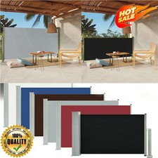 Retractable Side Awning Windbreaker Garden Sun Shade Outdoor Privacy Screen 3M