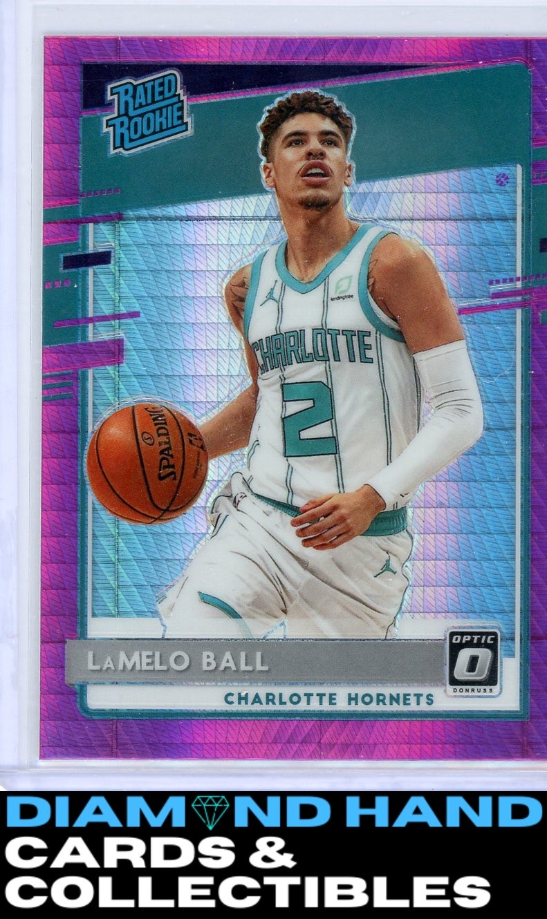 2020-21 Donruss Optic #153 LaMelo Ball Hyper Pink