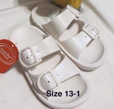 Wonder Nation Girls EVA Double Buckle Sandals Size 13-1