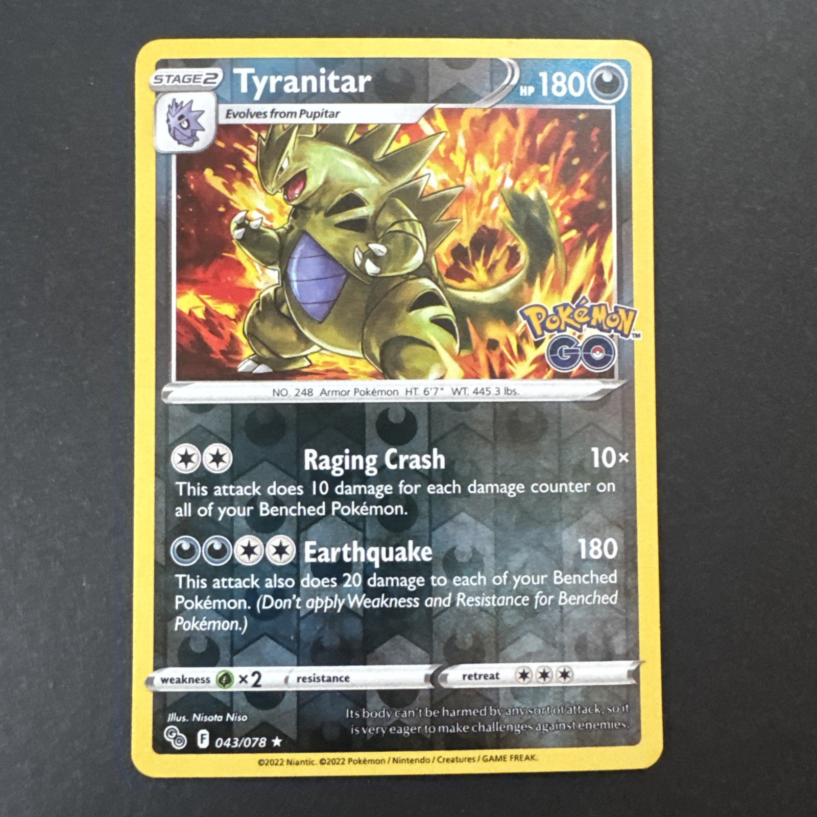 tyranitar pokemon go card price Drapion V 107/100 SR Lost Abyss