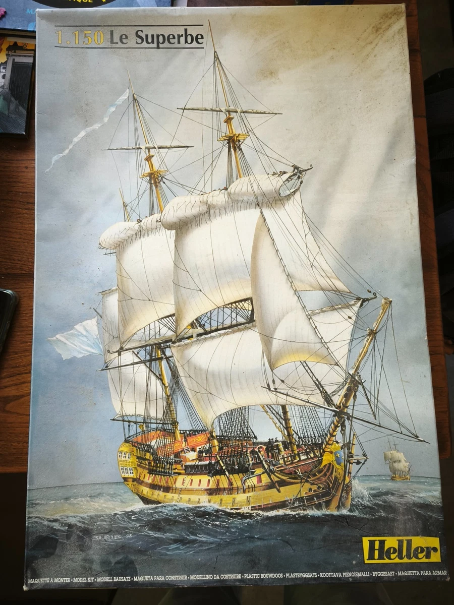 N°06/MAQUETTE VINTAGE, Bateau de chez HELLER  LA REALE DE FRANCE au 1