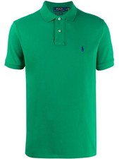 NWT Polo Ralph Lauren Men's Solid Custom Slim Fit Mesh Short Sleeve Polo Shirt M