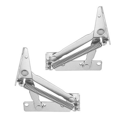 2pcs Flip Hinge for Cabinet Doors with Enhanced Stability Thicker Rivet Design