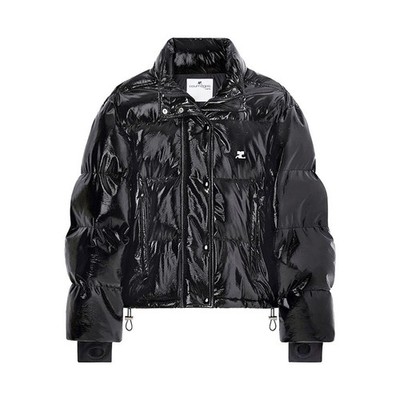 Courreges Damen Cropped Vinyl Polsterung 9999 FW25 323CMA106VY0016 148395125