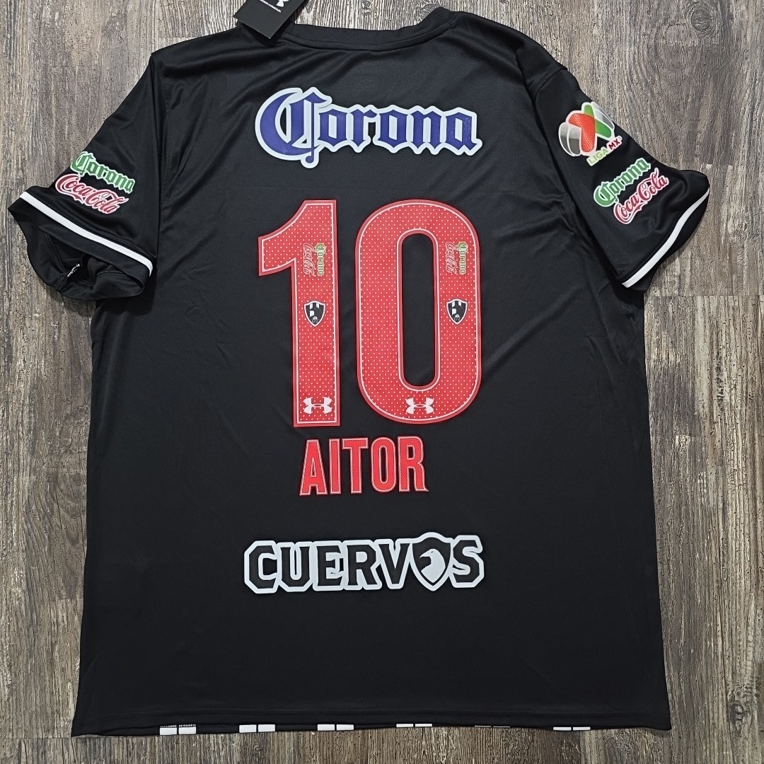 2025 Under Armour Club De Cuervos Home Soccer Jersey Aitor Cardone Men XXL MX