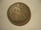 1847-O Seated Liberty HAlf Dollar