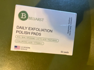 Beliarst Daily exfoliation polish pads 50 pads New Exp 11/7/27