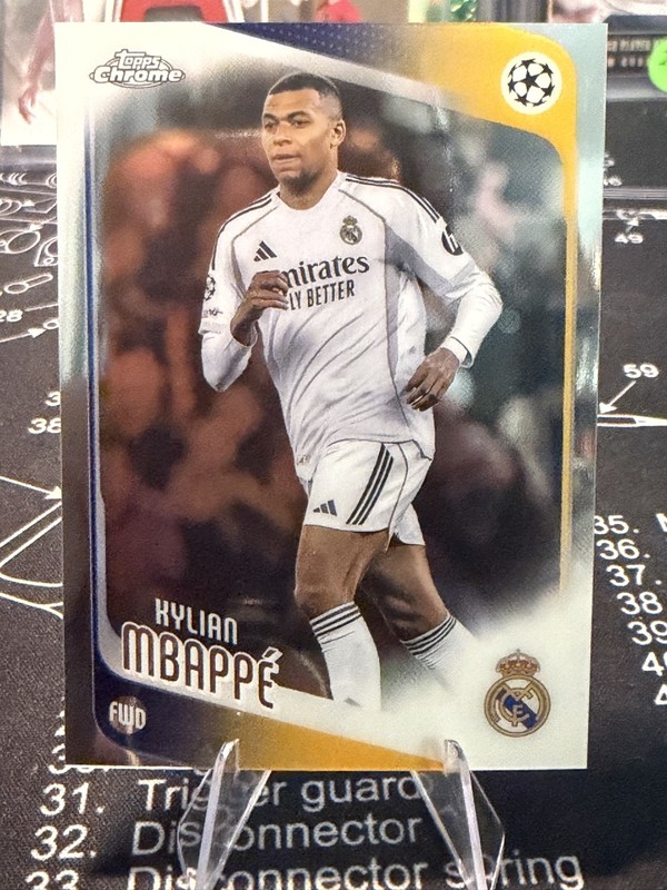 2025-26 Topps Chrome Uefa Club Competitions - Kylian Mbappe #112