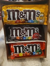 M M'S Milk Chocolate Variety Pack Full Size 18 Pack Peanut Butter,Peanut Plain