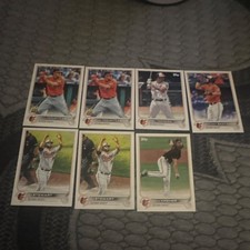 2021 Topps Baltimore Orioles 7-Card Lot Mountcastle, Mancini, Santander, Kremer