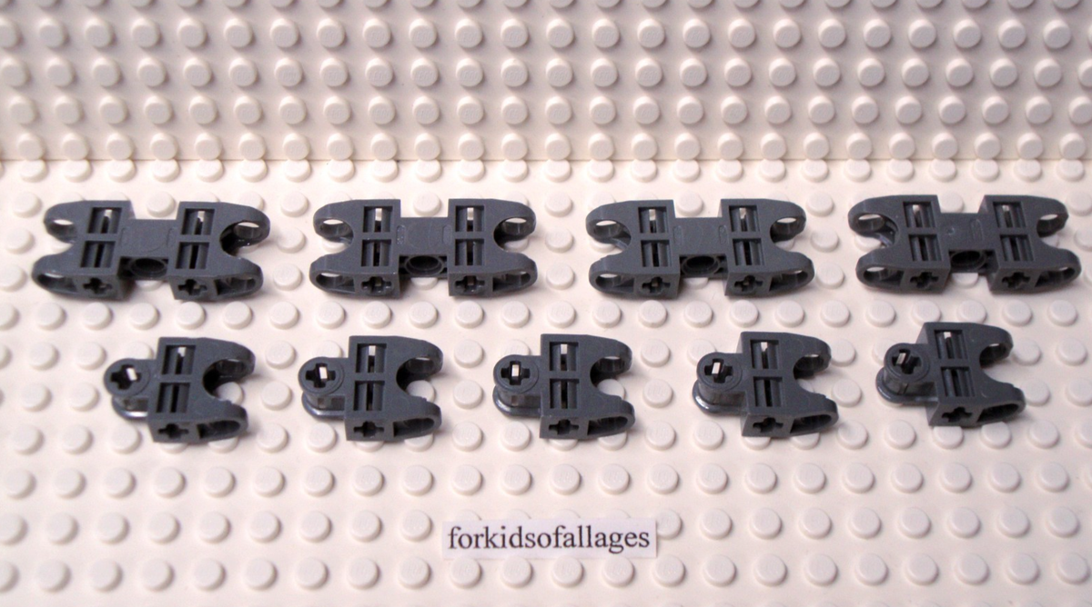 LEGO Bionicle Technic 47296 32174 Ball Joint Sockets Gray 9 Pc