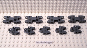 LEGO Bionicle Technic 47296 32174 Ball Joint Sockets Gray 9 Pc (8601 Toa Vakama)