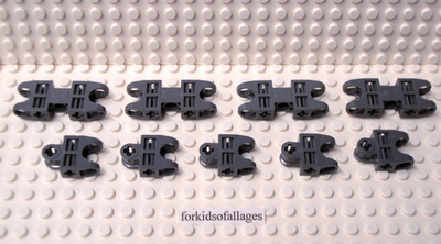 LEGO Bionicle Technic 47296 32174 Ball Joint Sockets Gray 9 Pc