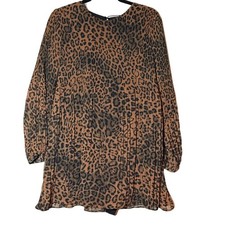 Zara TRF Collection Animal Print Dress