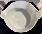 Vintage PYREX Set of 2 Round Mixing Bowls White Green Nesting Verde #474-B 475-B — photo 9