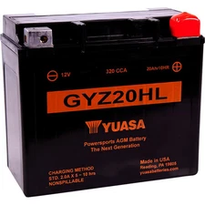 Yuasa GYZ High Performance Maintenance Free Battery - GYZ20HL Motorcycle ATV/UTV