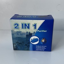 2-In-1 Anti-Snoring Device and Air Purifier Sleep Aid w/ Case - New In Box