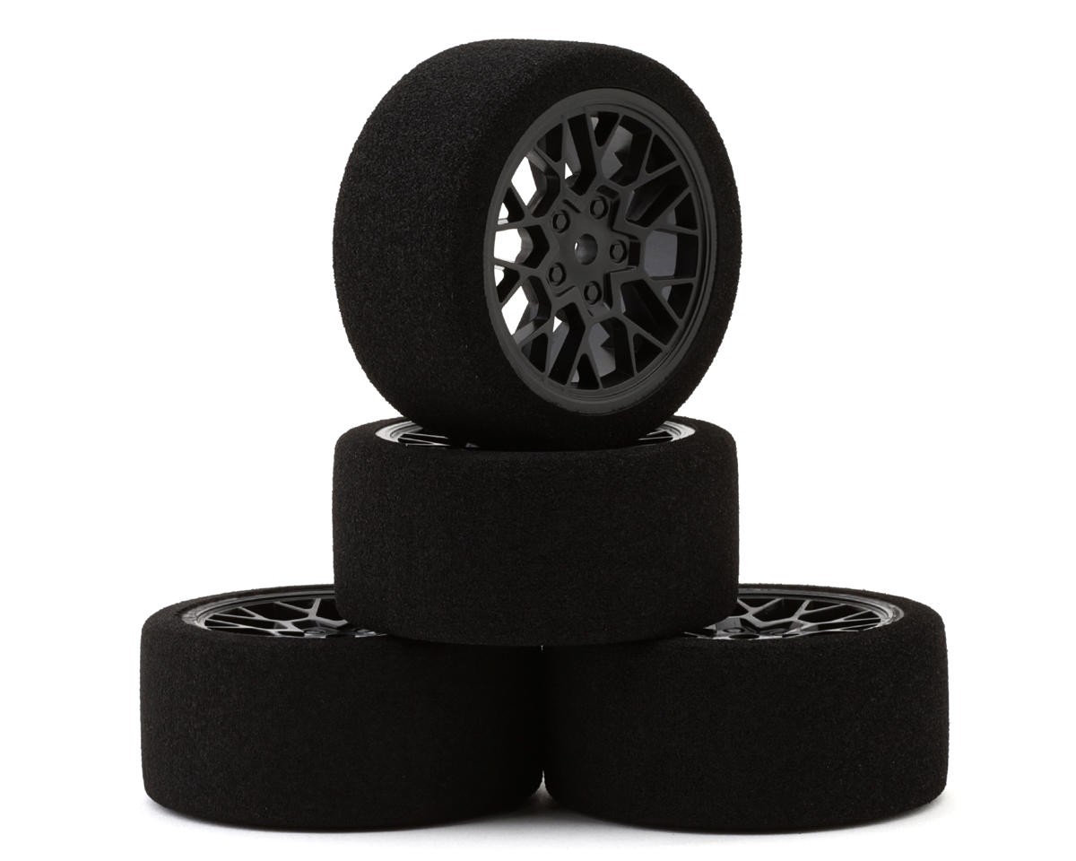 Pro-Line Losi® NASCAR® Fifty6 1/12 Pre-Mounted Foam Tires (Black) (4)w/8mm Hex