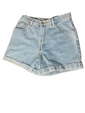Vintage Women s Y2K No Excuses Denim Shorts Size 9/10 Light Wash 100 Cotton