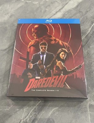 Daredevil: The TV-Series Seasons 1-3 (9-Disc Blu-ray) New Sealed Free Shipping