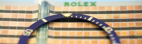 Inserto de bisel azul y dorado vintage Rolex Submariner 16613,16618,16803,16808 #A50 - Imagen 3 de 6