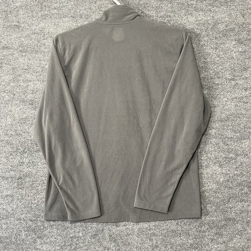 Eddie Bauer First Ascent leichter Fleece 1/4 Zip Pullover Herren Large grau - Bild 3 von 7