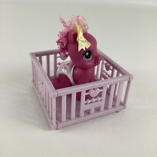 My Little Pony Newborn Cuties Cheerilee Figure Nursery Crib Purple Hasbro 2008