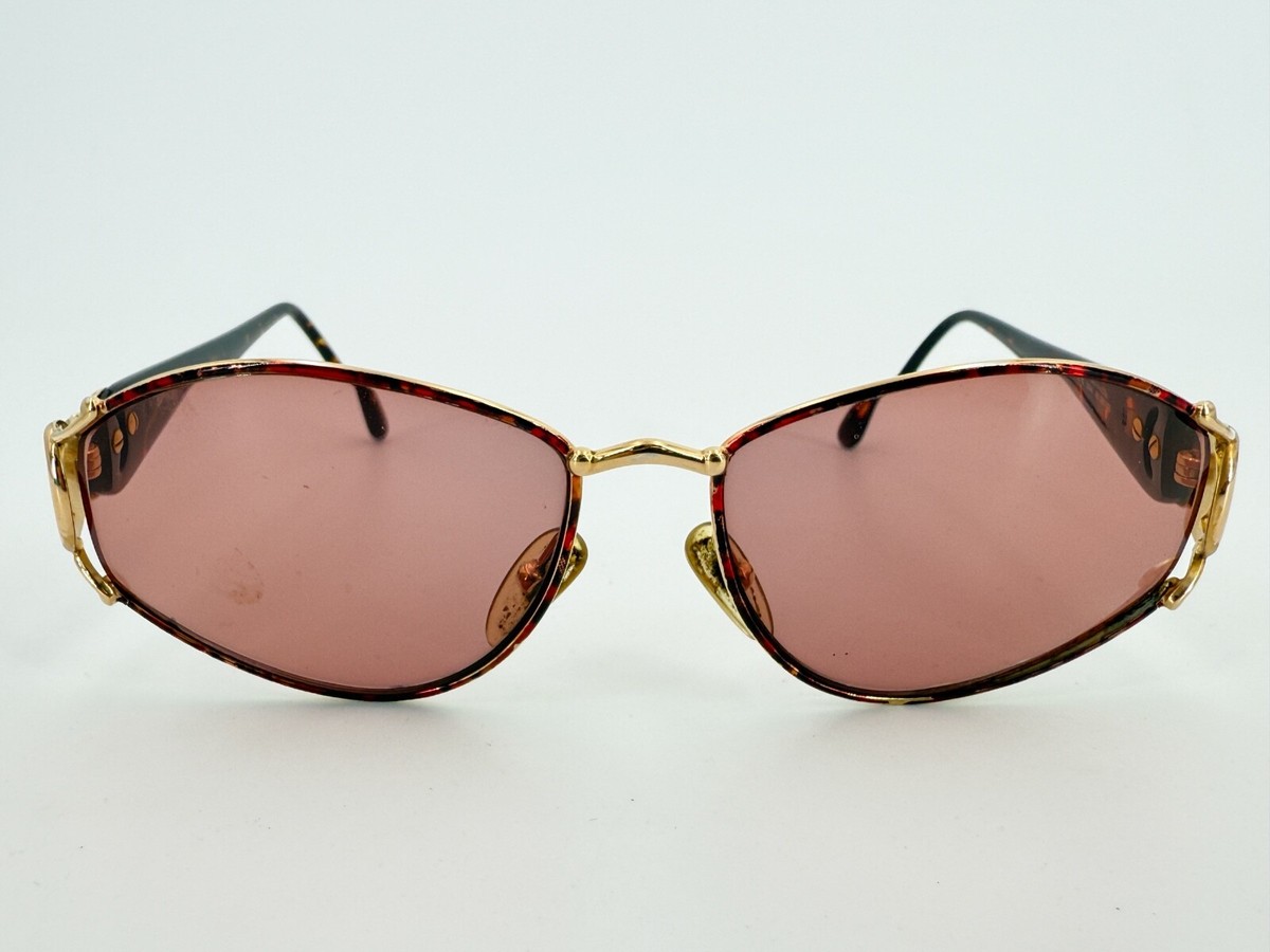 小物 Christian Dior 2844 Vintage Sunglasses Vintage Christian Dior CD 2844 Sunglasses FRAMES 48 Red 58