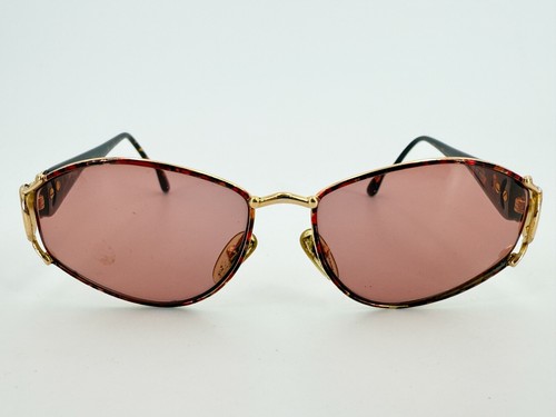 Vintage Christian Dior CD 2844 Sunglasses FRAMES 48 Red 58[]16-135 Gold K924 - Picture 2 of 8