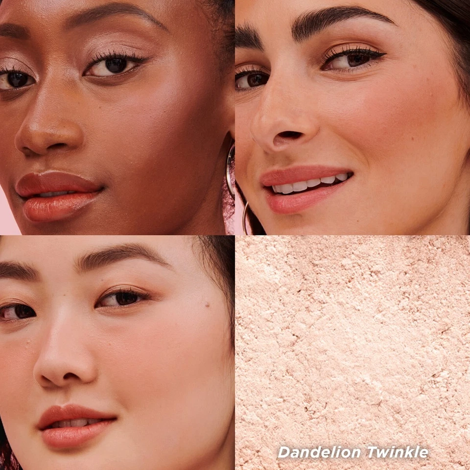 BENEFIT Dandelion Twinkle Soft Nude-Pink Highlighter Powder 3g. FULL SIZE. - Image 3 of 4