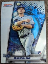 2019 Bowman's Best Brandon Lowe RC #37 Tampa Bay Rays Rookie