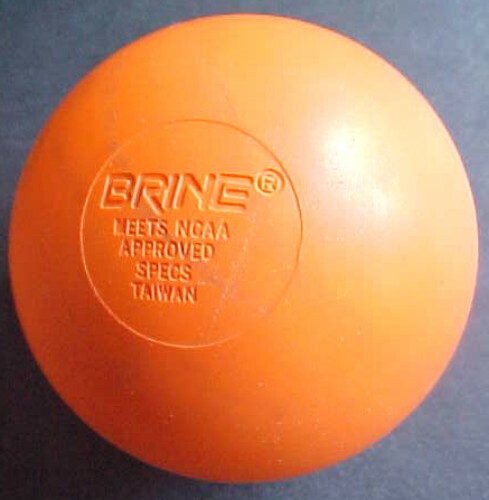 Vintage BRINE Lacrosse Orange Ball NCAA Approved Specs - Picture 1 of 11