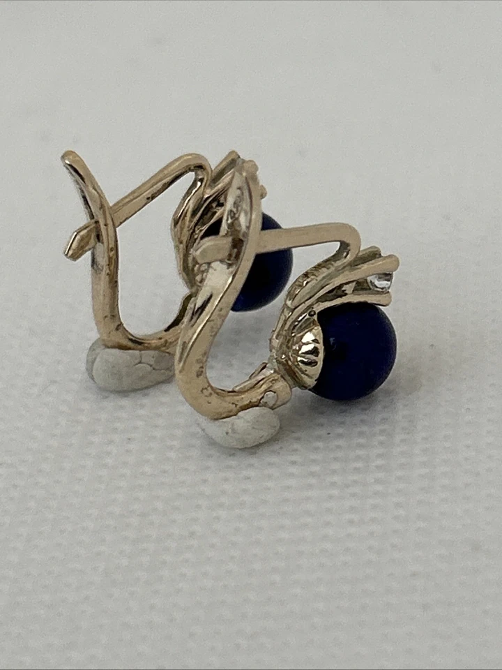 GIOIELLO DONNA ORECCHINI LAPISLAZZULI E ARGENTO - Immagine 3 di 4