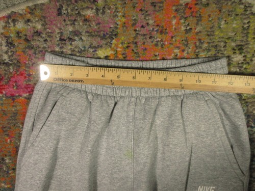 Nike Cargo Sweatpants Youth L Gray Fleece Joggers 26 In Inseam - Picture 6 of 12
