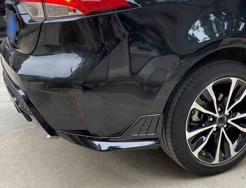 Rear Bumper Lip Diffuser Splitters Aprons For Toyota Corolla LE XLE SE XSE 20-23 - Picture 3 of 9
