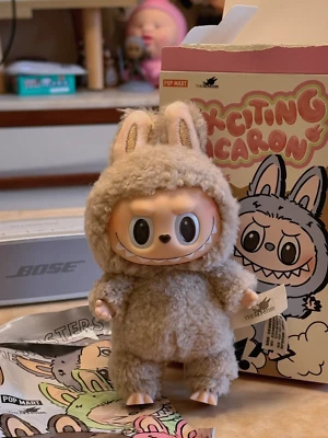 POP MART LABUBU-The Monsters-Macaron-Plush Dolls Toy Figure