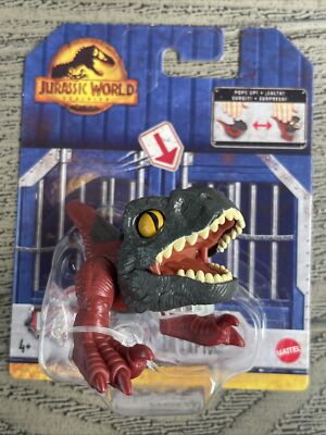RARE UNCAGED Jurassic World  WILD POP UPS SNAP SQUAD PYRORAPTOR NIP Mint