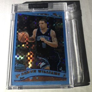 2005-06 Deron Williams Rookie  Topps Chrome No.200 Blue Refractor Xfractor / 90