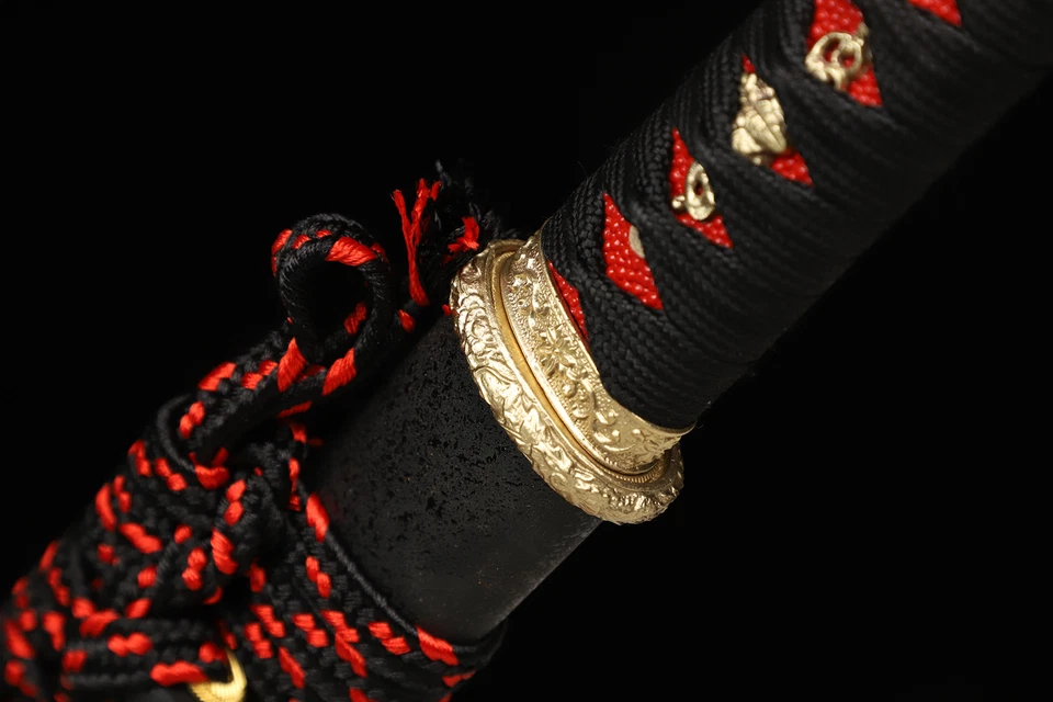 Espada Katana Katana Japonesa Wakizashi Pulida Ninja Full Tang T10 Acero Afilado Foto 2 de 4