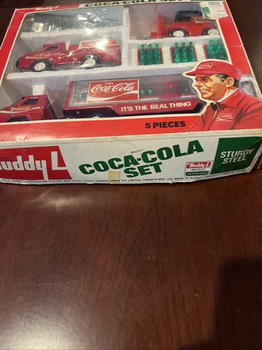 Rare 1976 Buddy L Coca-Cola Truck Set #4973D New Old Stock - Picture 12 of 20